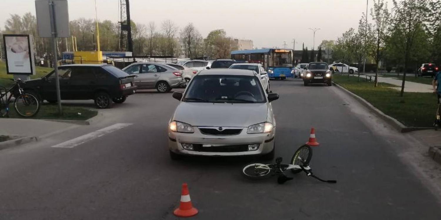 Под Брянском автомобиль сбил ребёнка-велосипедиста